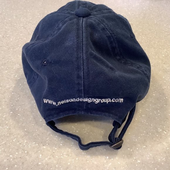 Nelson Design Group NDG Baseball Cap Blue Adjustable Back Hat - Picture 3 of 7